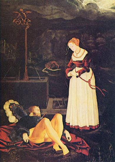 Hans Baldung Grien Pyramus und Thisbe oil painting image